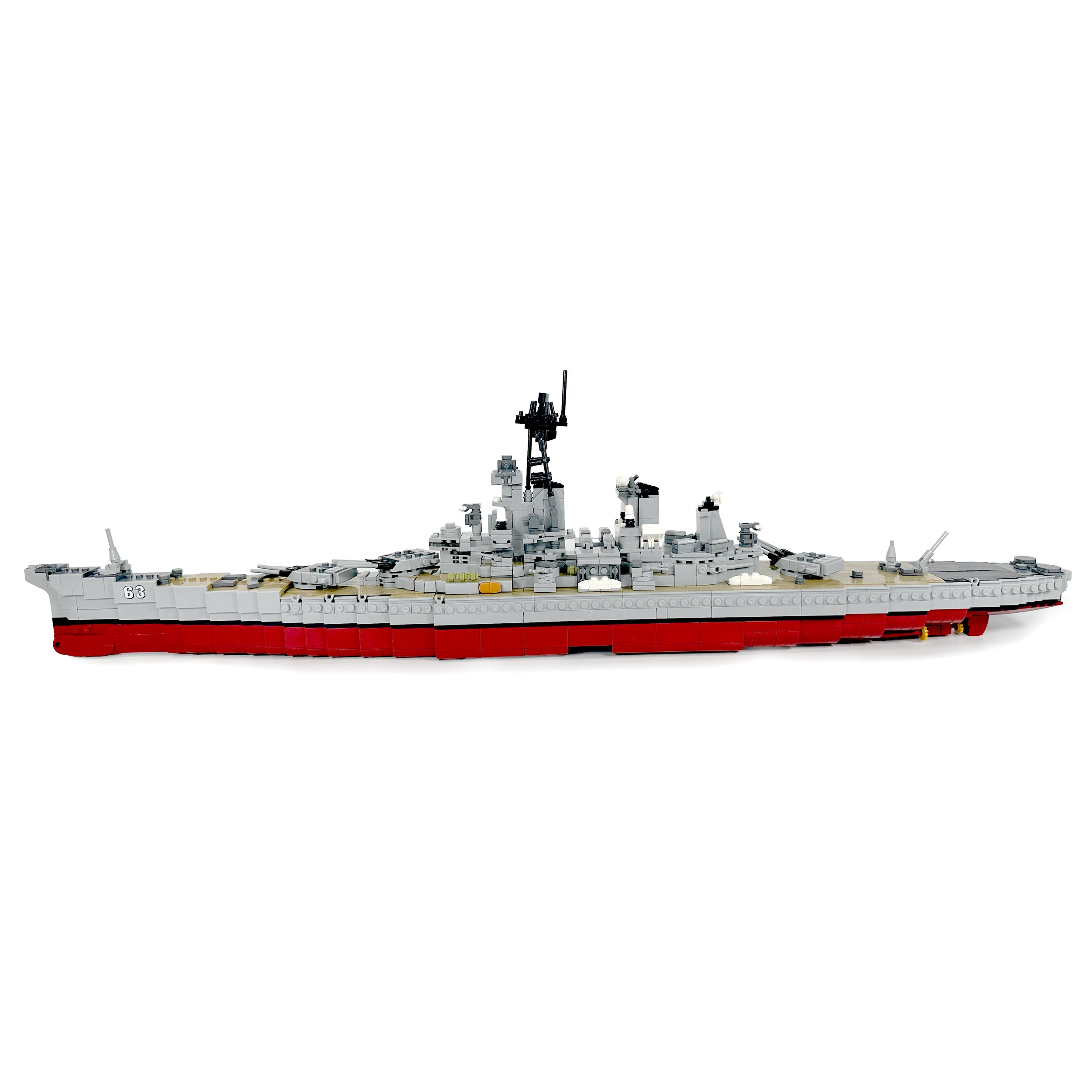 「MISSOURI」模型 USS Missouri Deluxe Battleship Model – 2,631 Pieces