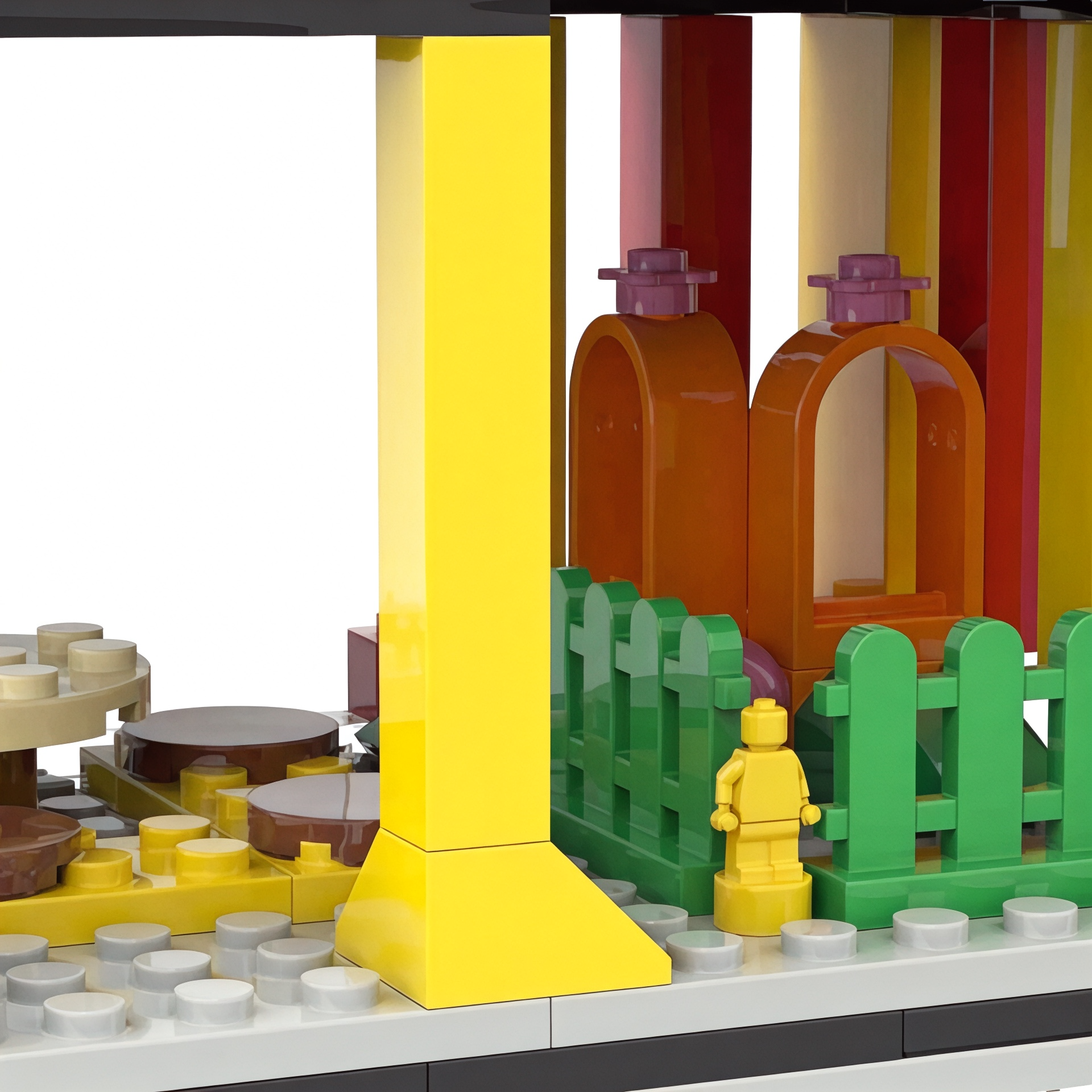 Open Box | Wacky's Fast Food™ Burger Joint Building Blocks Set