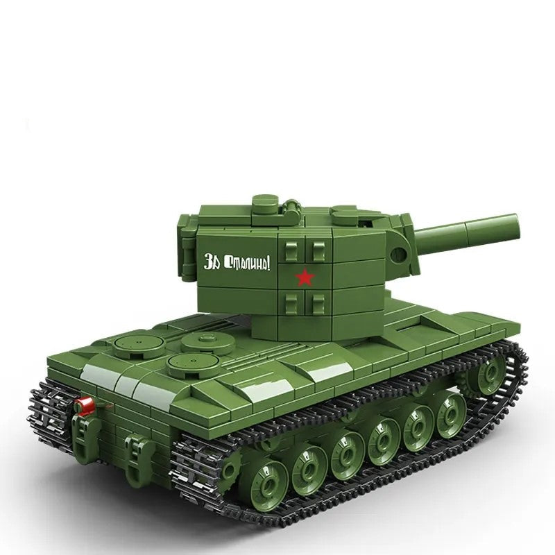 KV2 Heavy Panzer World War 2 Soviet Tank Building Blocks Toy KV2 Heavy Panzer World War 2 Soviet Tank Building Blocks Toy
