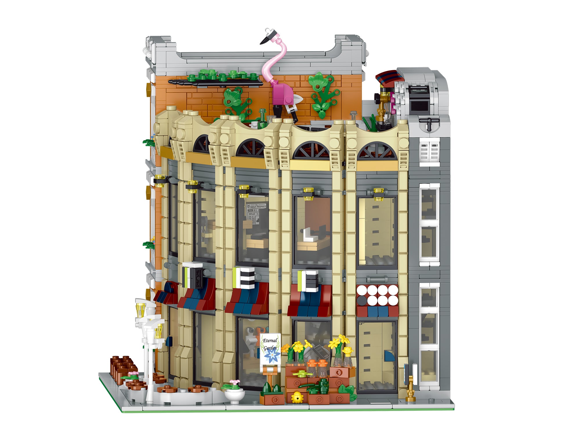 Corner Department Store Building Blocks Set | 3,231 Pieces | GJ-CDS
