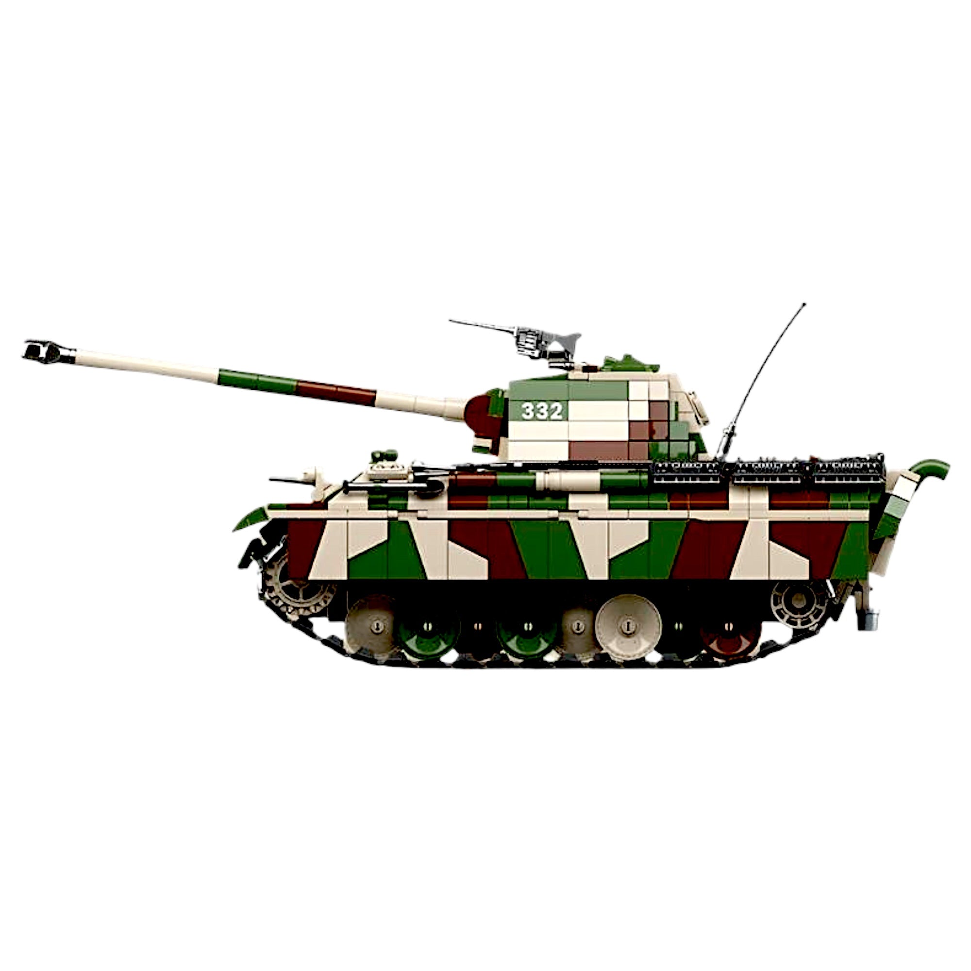 Panzerkampfwagen V 332 Panther Tank Building Blocks Set | AUSF.G SD.KFZ.171 332 | General Jim's Toys & Bricks | GJ-GPV332
