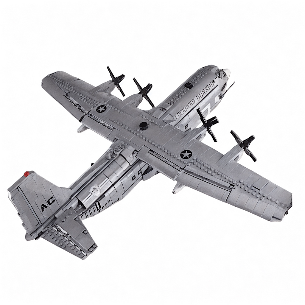Lockheed AC 130 Hercules Gunship Building Blocks Toy Bricks Set Lockheed AC 130 Hercules Gunship Building Blocks Toy Bricks Set General Jim s Toys Bricks