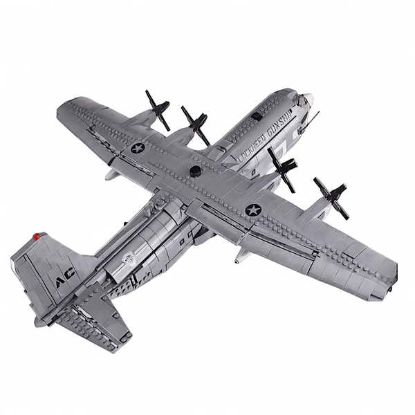 AC-130 Hercules Air Gunship Building Blocks Plane- Ground-Attack Aircraft