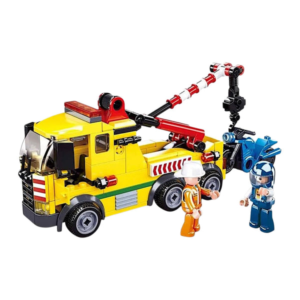 Large Tow Truck Building Blocks Set 205-Piece Model Vehicle Alternative Bricks