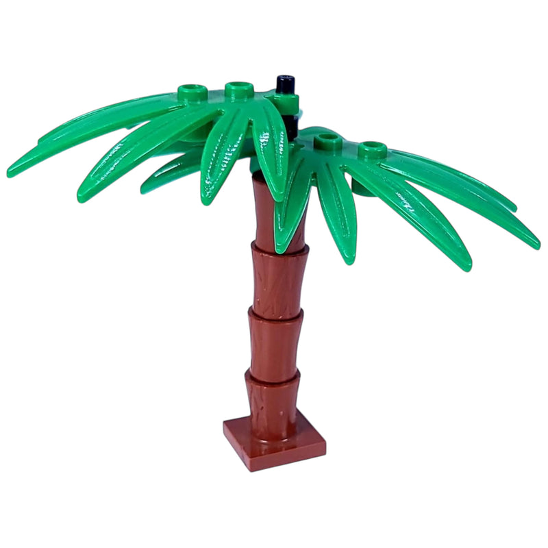 Coconut Palm Trees Building Blocks Toy Bricks Set | Set of 6 5" inch Coconut Palms | General Jim's Toys