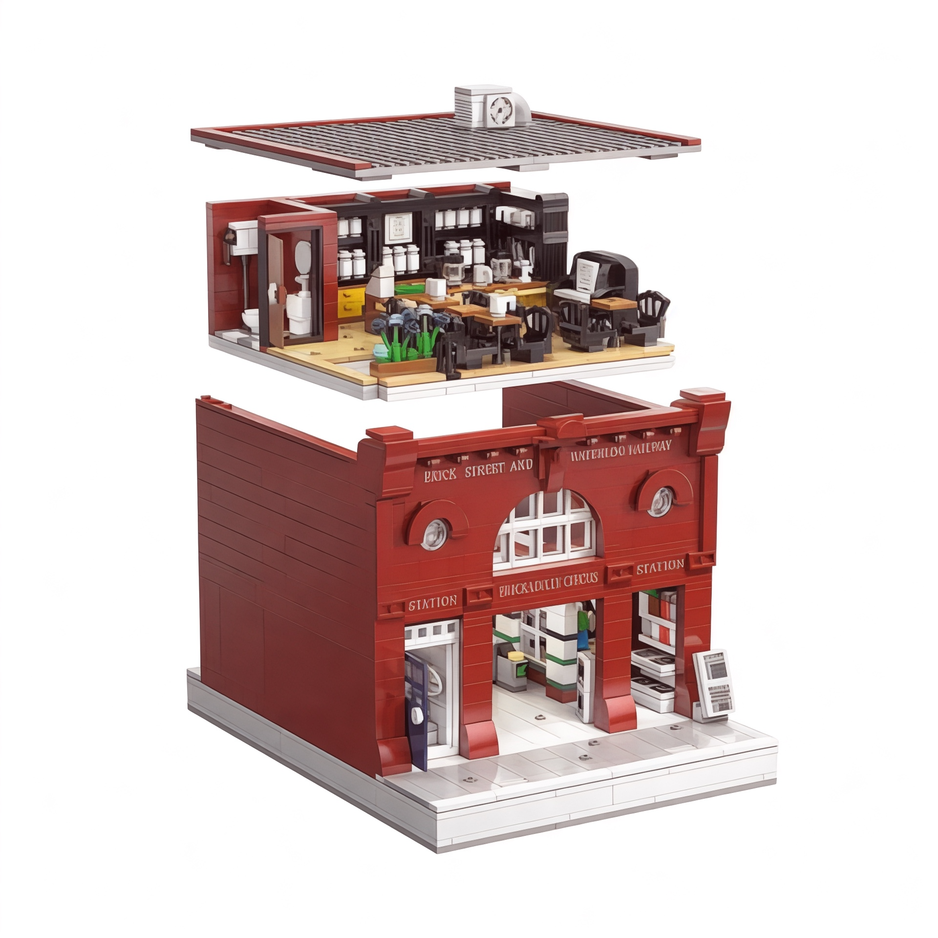 London Underground Building Blocks Set | General Jim's Toys & Bricks | GJ-LUBC