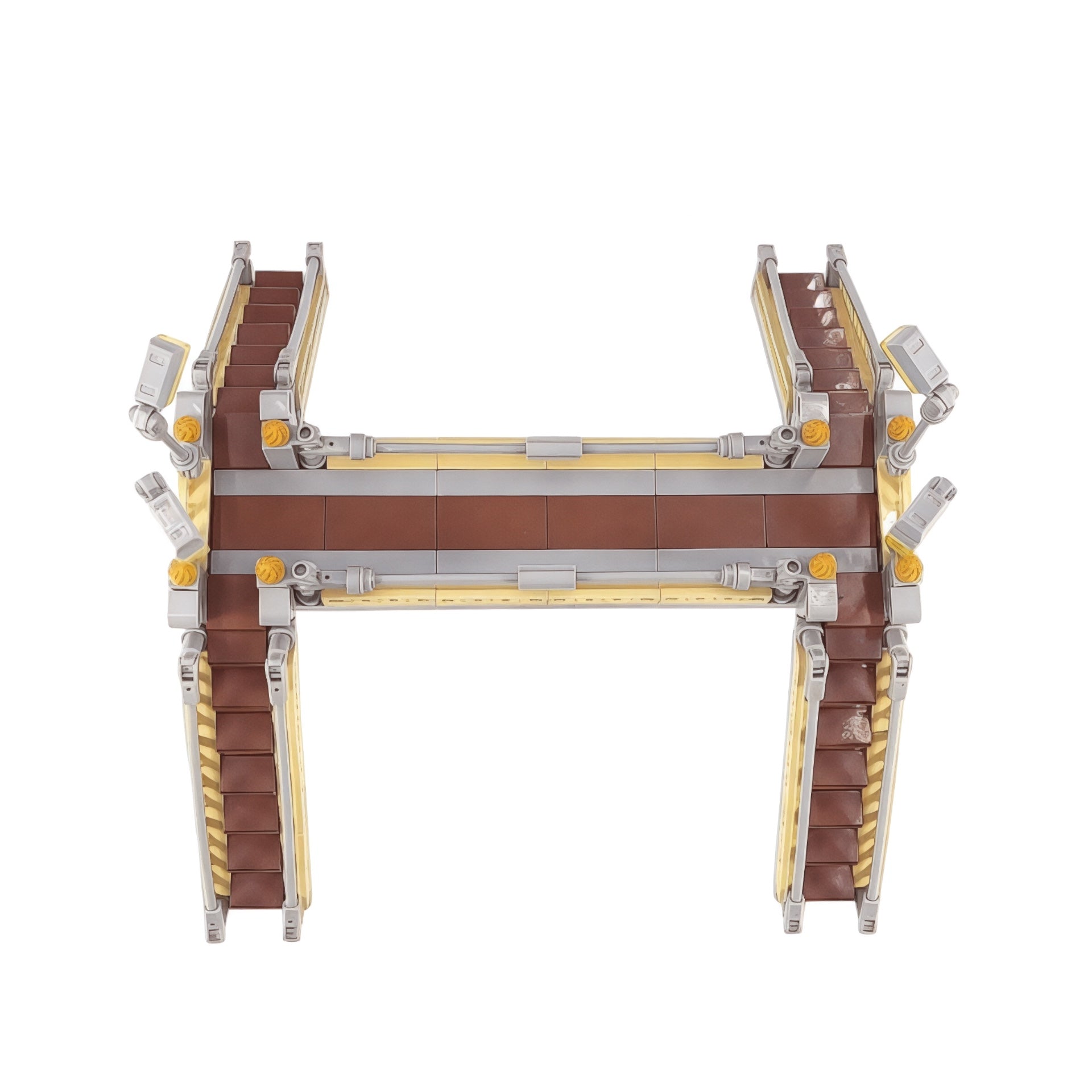 Pedestrian Street Walkway Building Set
