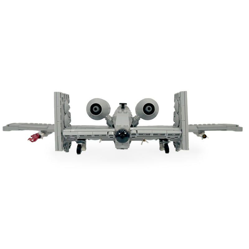 A-10 Fighter Thunderbolt Aircraft Plane Building Block Set | Fighter Plane Bricks Kit