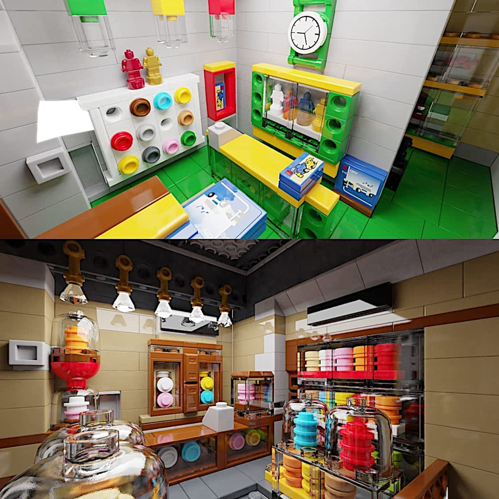 Toy Store Blocks Toy Store Modular Building Blocks Set
