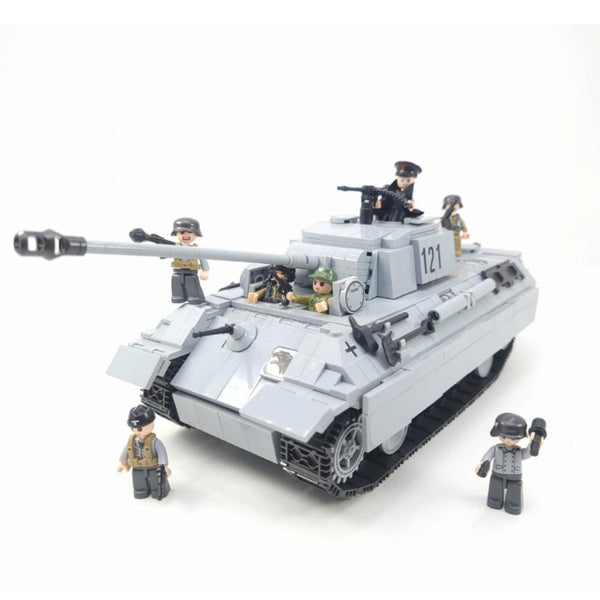 GENYUU Tank Model, WWII Series Military Tank Building Blocks and  Engineering Toy, Technic Tank MOC Building Set Compatible with Lego  Technic, 1498PCS