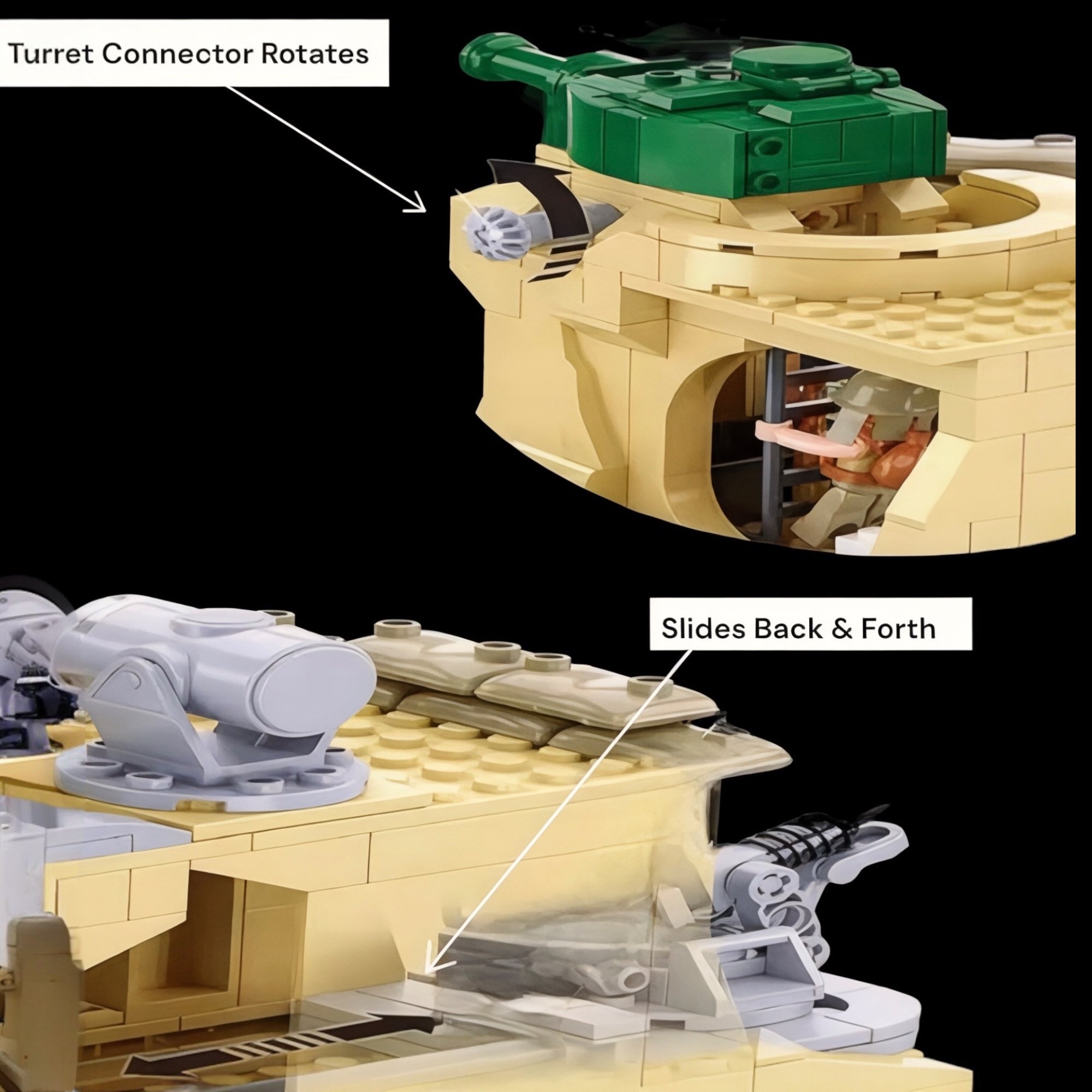 Battle of Iwo Jima WWII Military Building Blocks Set | General Jim's T