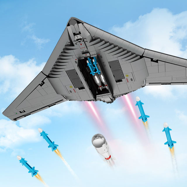 Stealth Ghost Bomber Building Block Set | General Jim's Toys & Bricks | GJ-B2SB