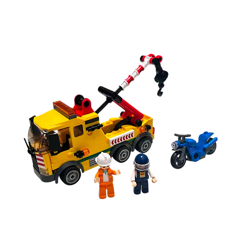 Large Tow Truck Building Blocks Set 205-Piece Model Vehicle Alternative Bricks