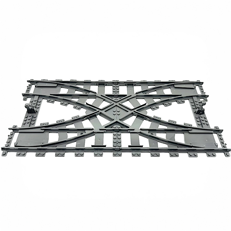 Building Blocks Train Tracks - Switch, Straight, Curved, Flex and Large Rails