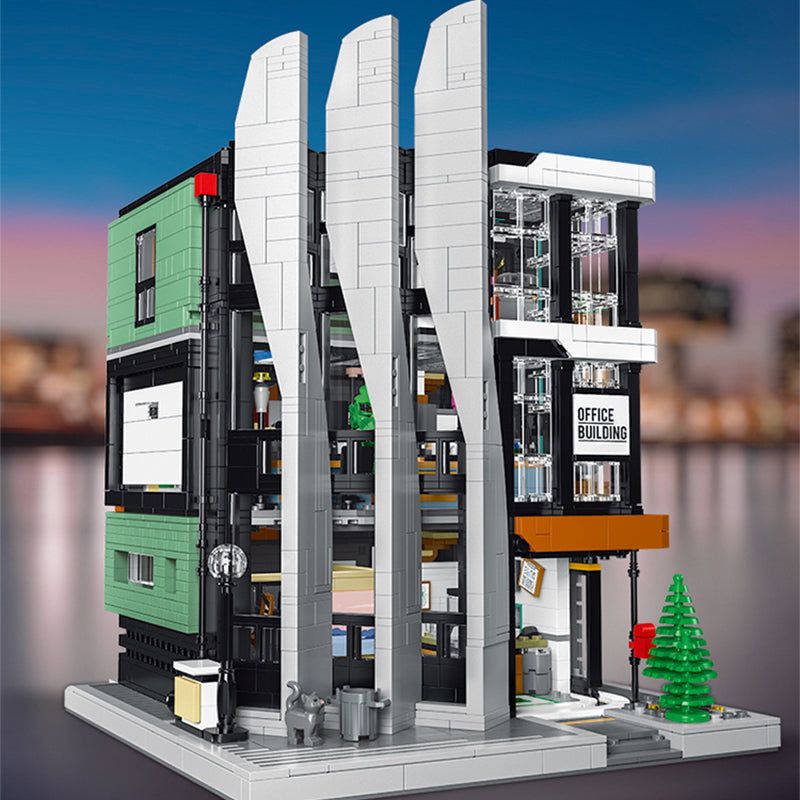 Downtown Office Building Modular Building Blocks Set | General Jim’s Toys & Bricks | GJ-TOB