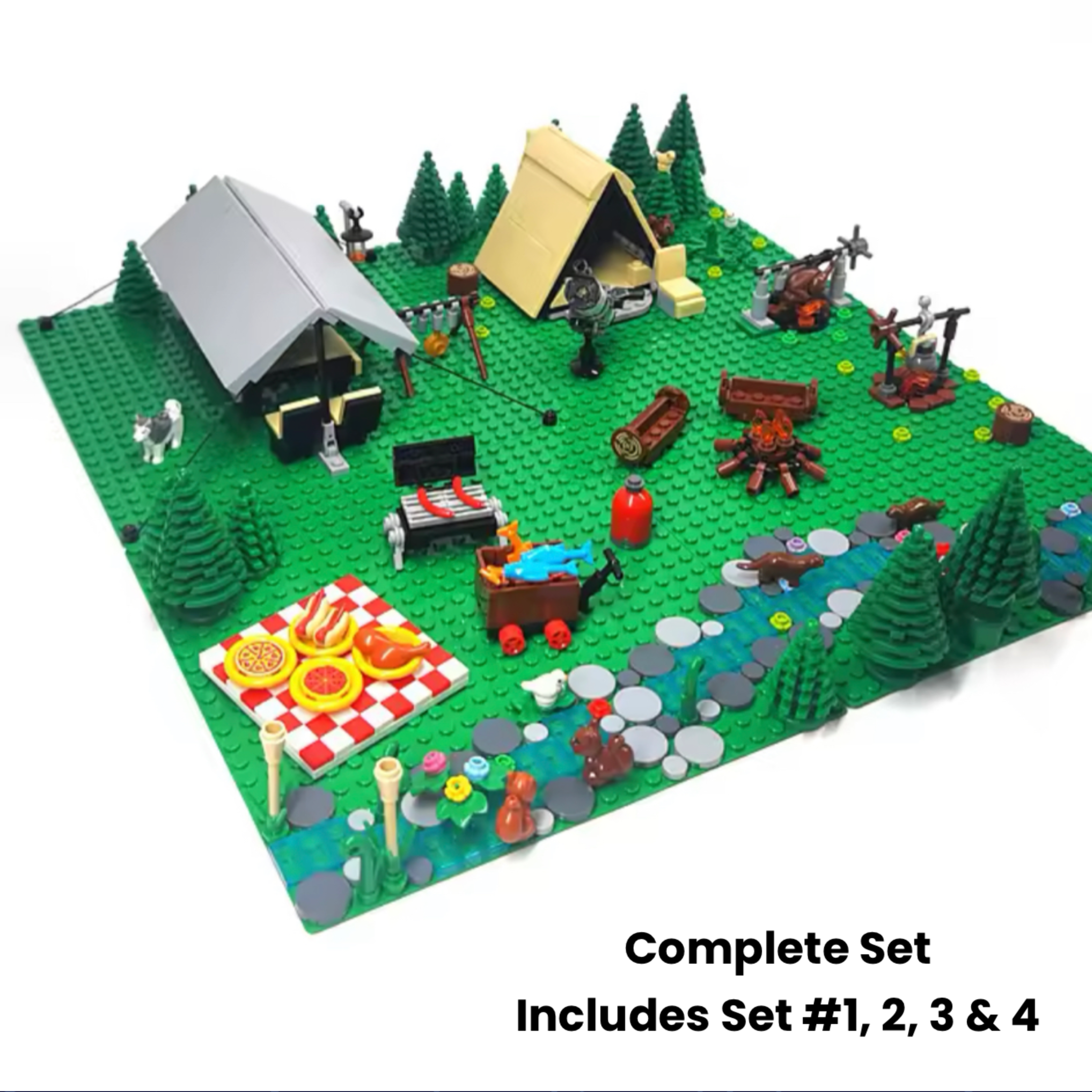 Camping Adventure Building Block Set | General Jim's Toys & Bricks | GJ-CCG