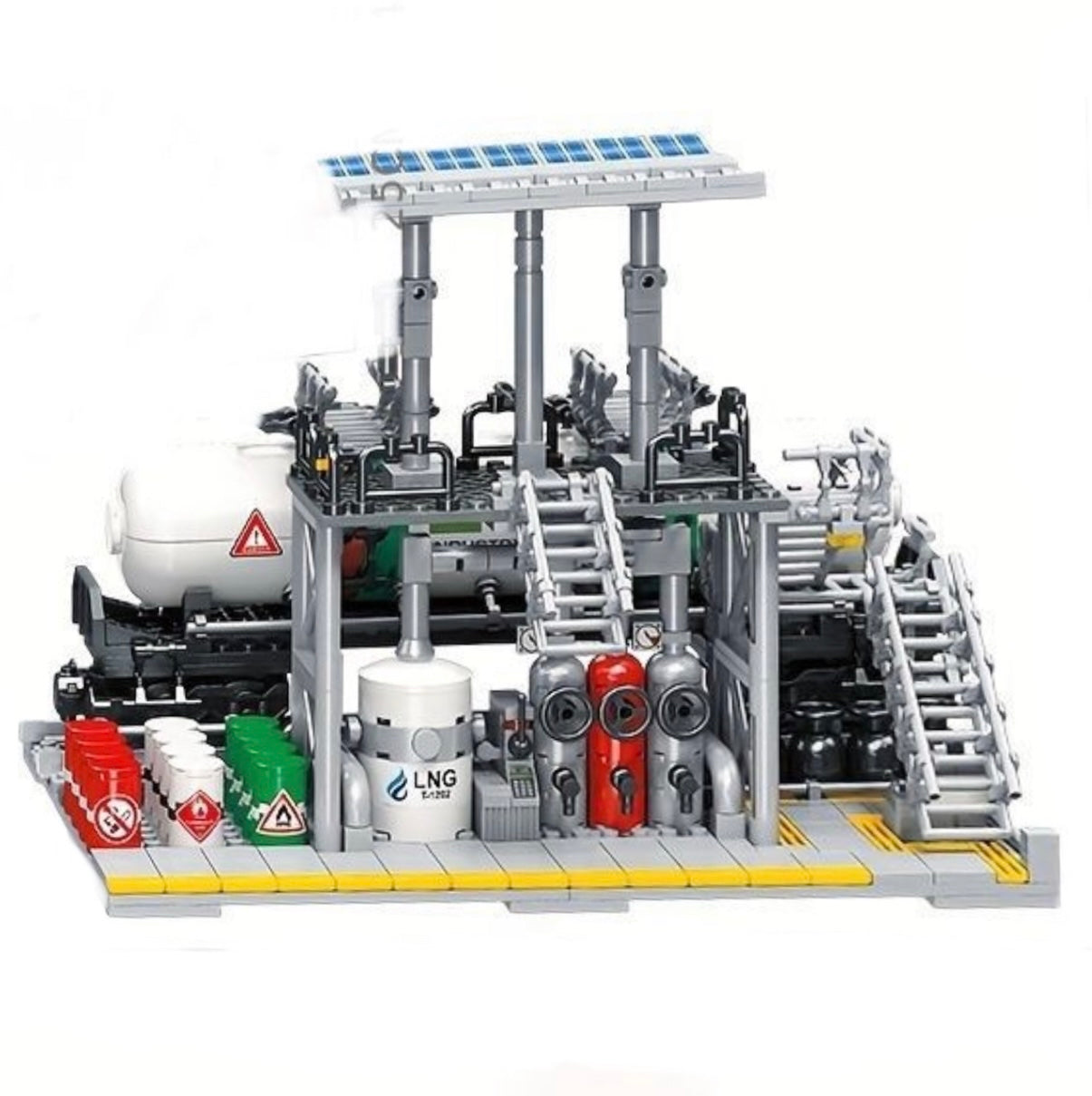 Chemical Plant: Natural Gas Storage Center Building Blocks Set | General Jim's Toys | GJ-CPNG