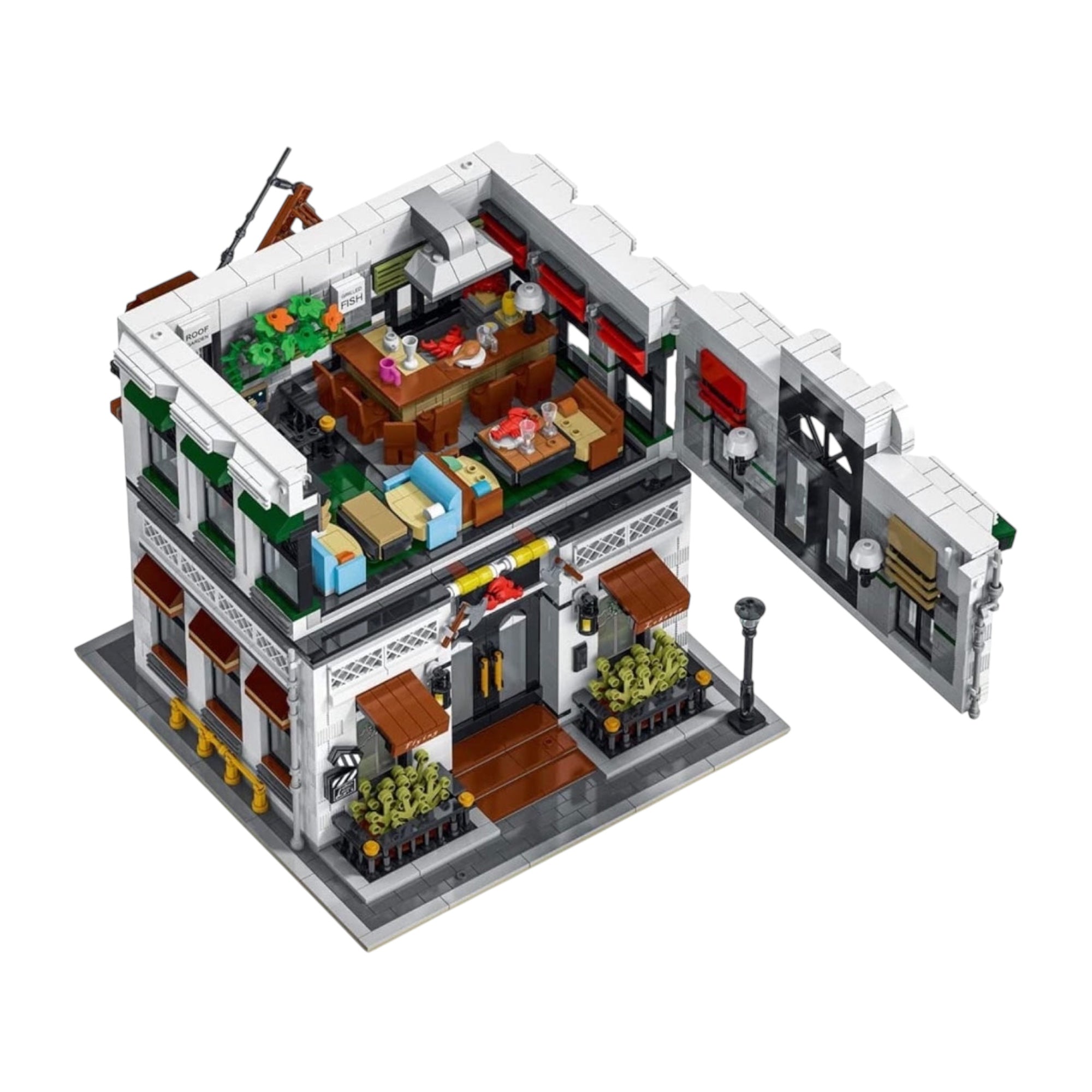 Flying Lobster Restaurant Building Blocks Set | General Jim's Toys & Bricks | GJ-FL
