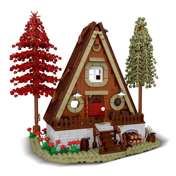 Modular Cabin In the Woods Building Blocks Toy Brick Building Set | General Jim's Toys