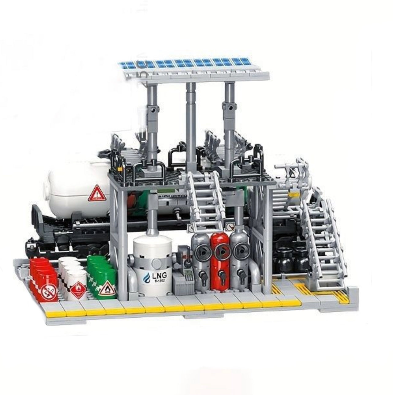 Chemical Plant: Natural Gas Storage Center Building Blocks Set | General Jim's Toys | GJ-CPNG