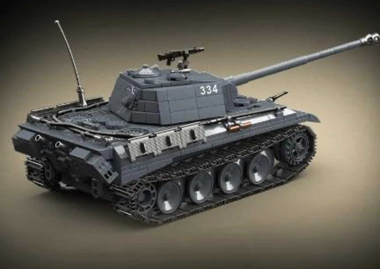 Panther Ausf. G Sd.Kfz.171 Tank Building Block Set | General Jim's Toy