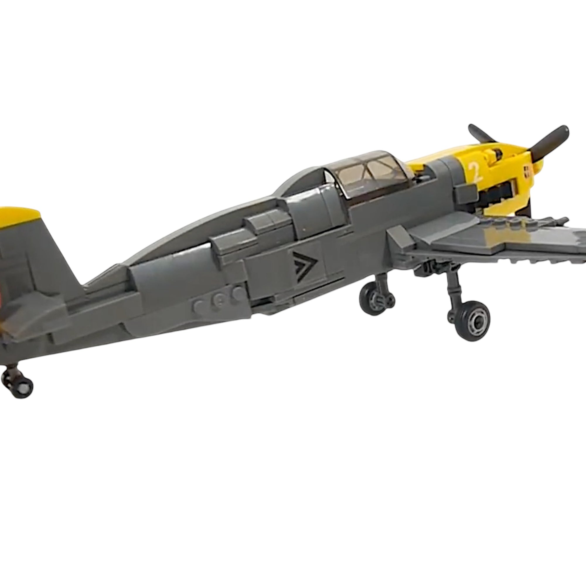 WWII German Fighter BF-109 Building Blocks Set | General Jim's Toys & Bricks | GJ-GWW2FP
