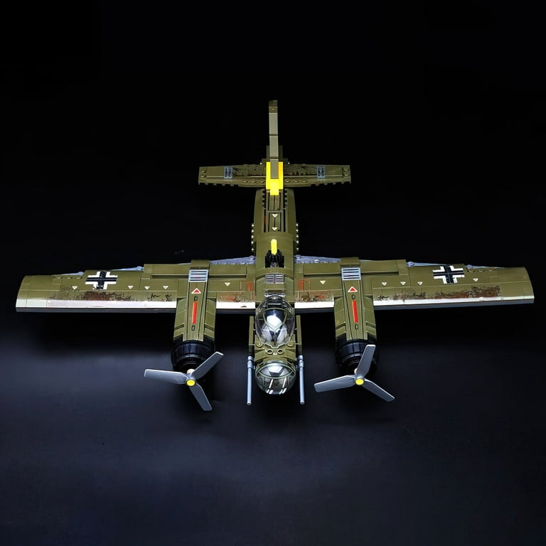 Iron Empire WW2 Air Bomber JU88 Building Blocks Toy Plane see