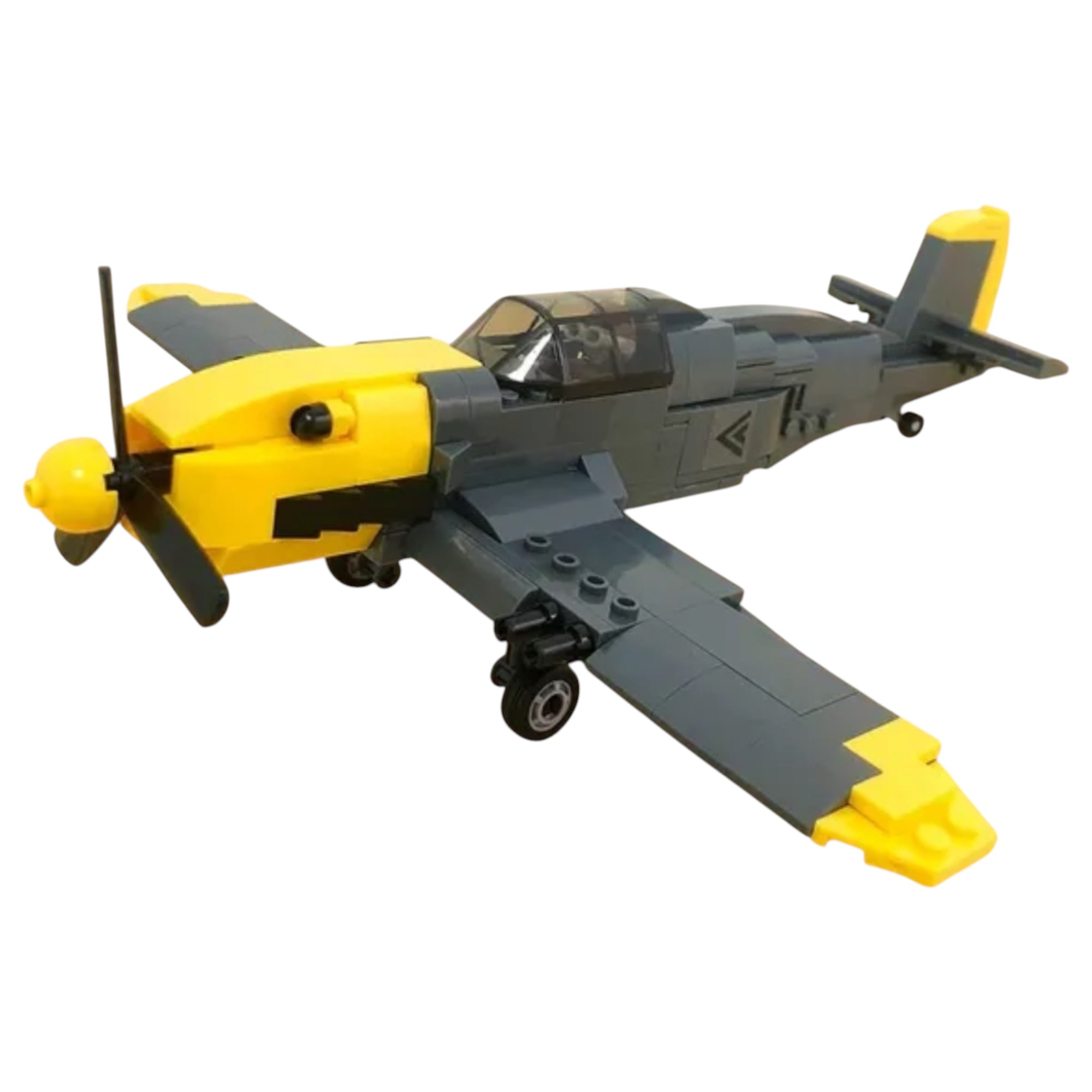 WWII German Fighter BF-109 Building Blocks Set | General Jim's Toys & Bricks | GJ-GWW2FP