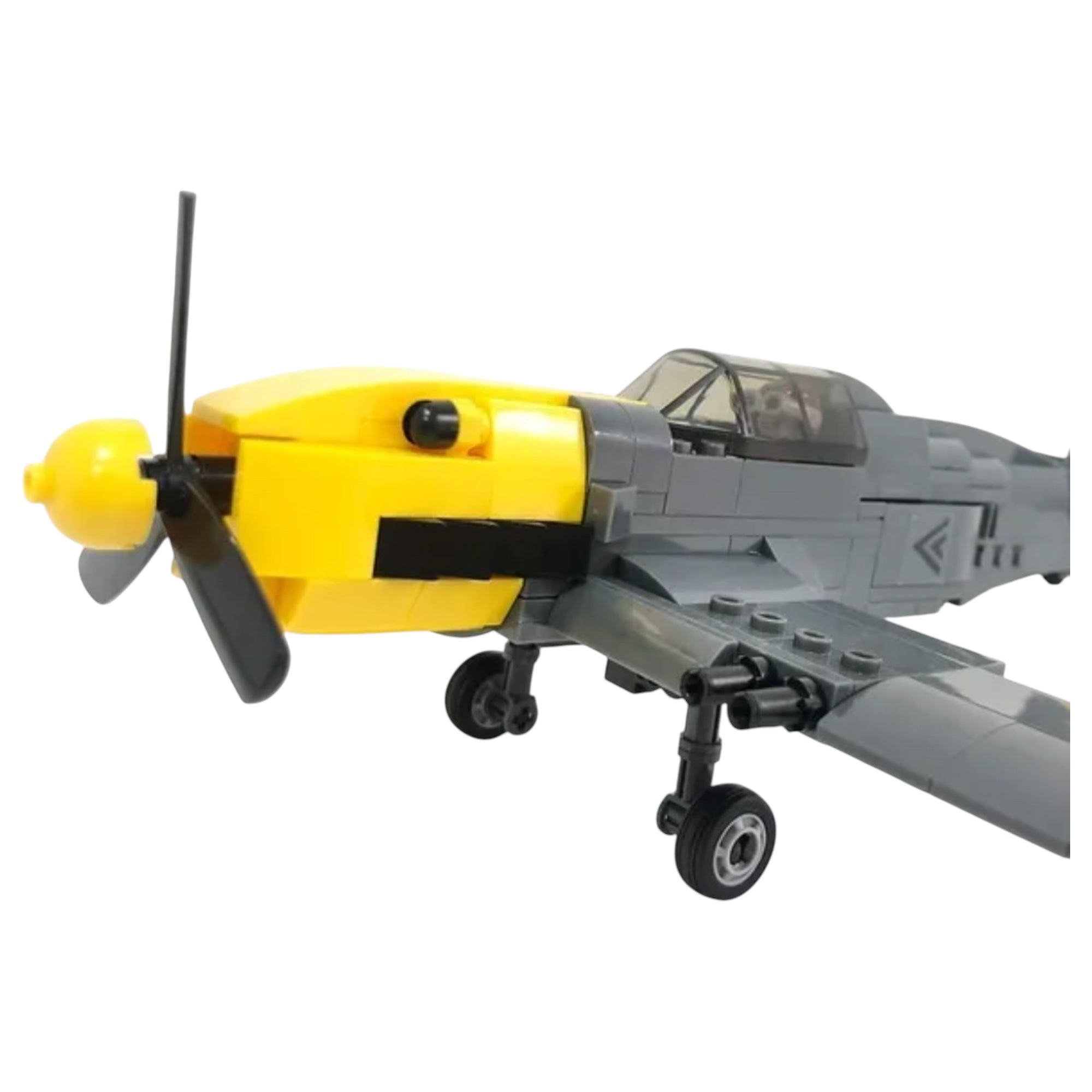 WWII German Fighter BF-109 Building Blocks Set | General Jim's Toys & Bricks | GJ-GWW2FP