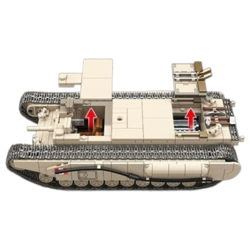 Churchill MK.I British Infantry Tank Building Set