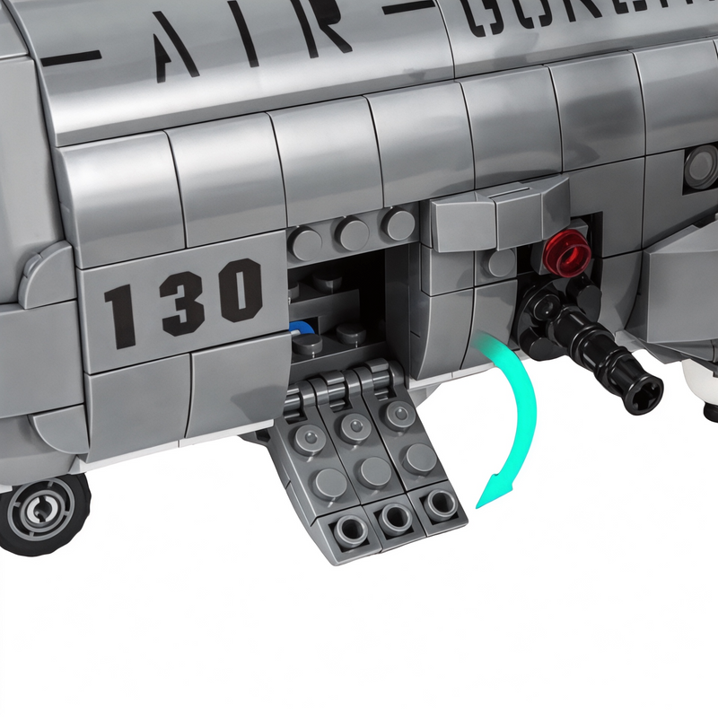 AC-130 Hercules Air Gunship Building Blocks Plane- Ground-Attack Aircraft