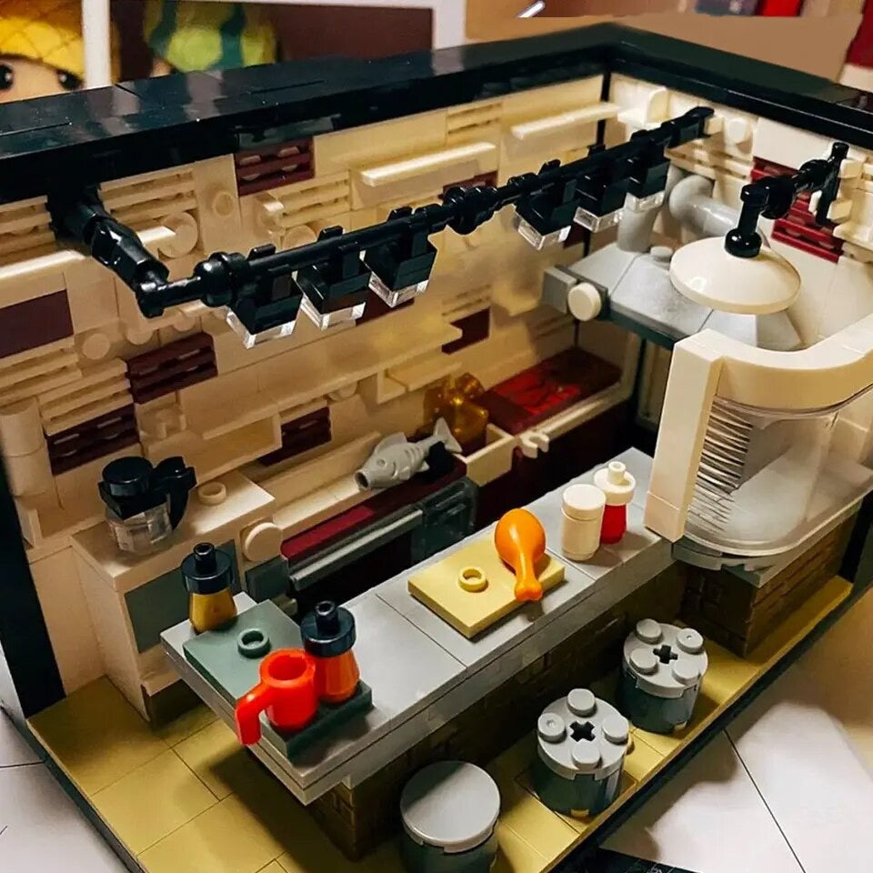 Pub & Restaurant Modular City Building Blocks Set with LED Lighting | General Jim's Toys | GJ-MPR