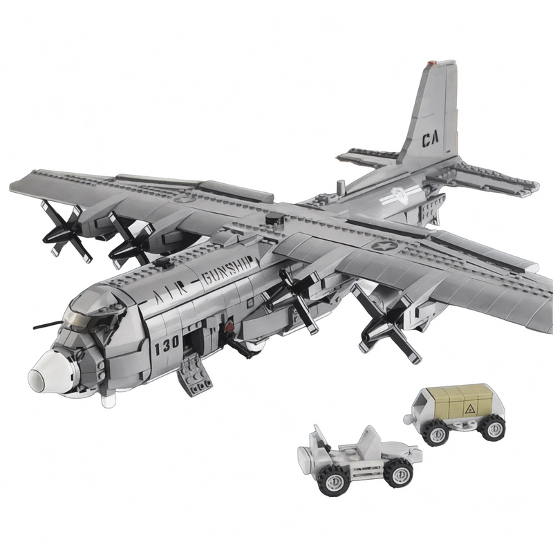 Lockheed AC 130 Hercules Gunship Building Blocks Toy Bricks Set Lockheed AC 130 Hercules Gunship Building Blocks Toy Bricks Set General Jim s Toys Bricks