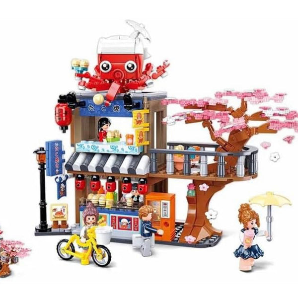 CULTI THE  4個セット takoyakiboyz Tako Yaki Store Building Blocks Set | General Jim's Toys & Bricks | GJ