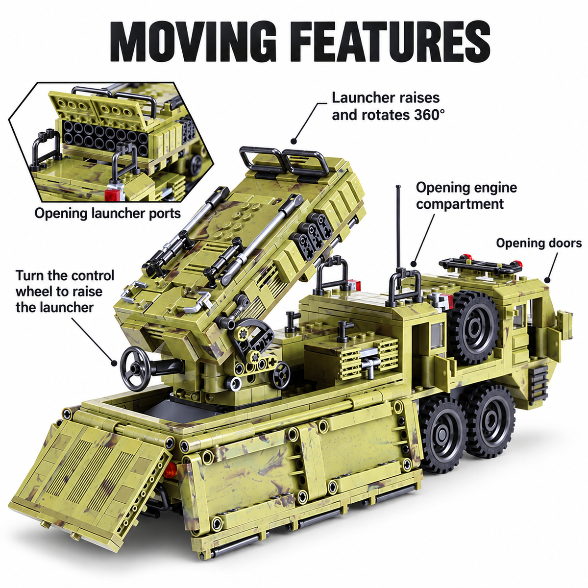 Scorpio Heavy Building Blocks Set | General Jim's Toys & Bricks | GJ-SHT