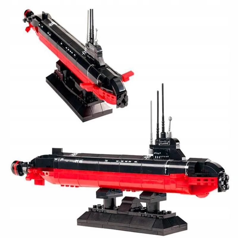 A-Class Nuclear Submarine Building Block Set | General Jim's Toys & Bricks | GJ-NUSM