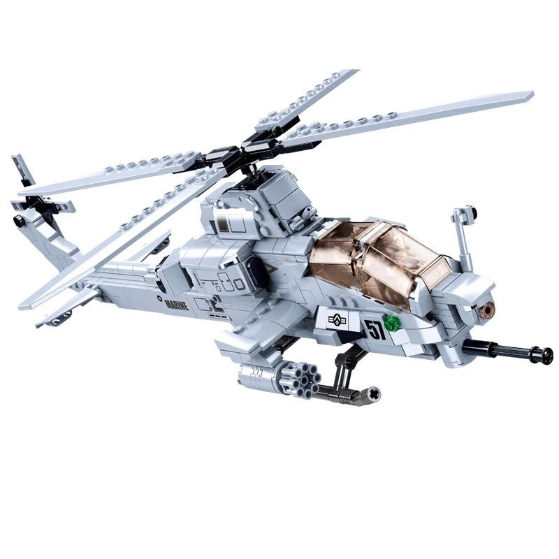 AH-1Z Viper Attack Helicopter Building Blocks Set | General Jim's Toys & Bricks | GJ-GAH