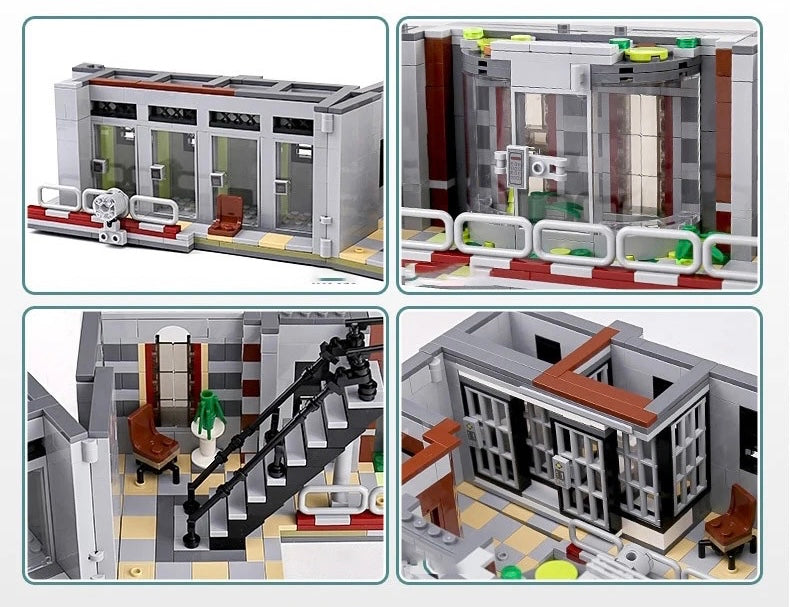 3 Level Lunatic Mad House Lunatic Asylum Hospital Modular Architecture Model with Lighting | General Jim's Toys
