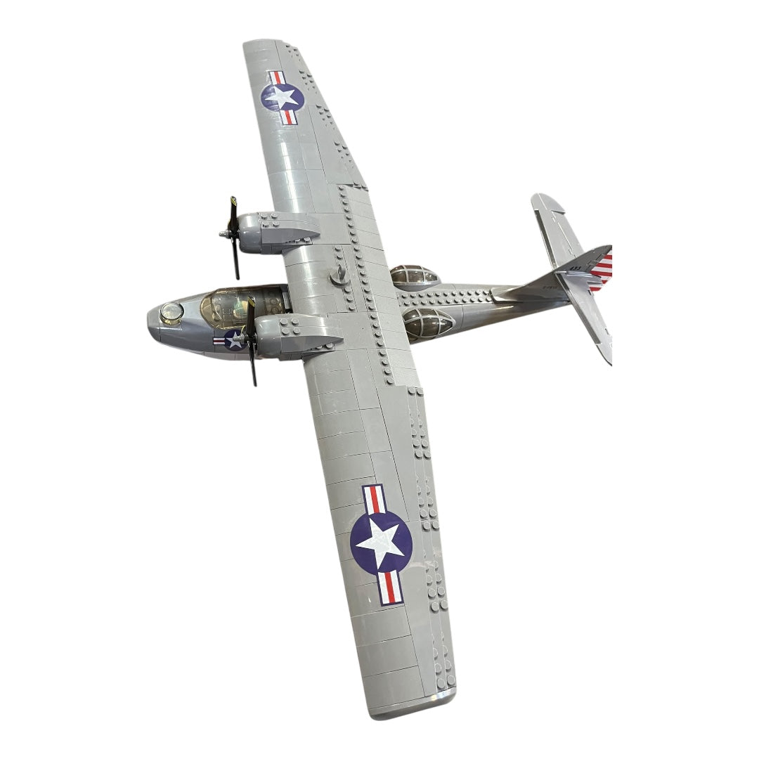WWII PBY Catalina Aircraft Seaplane Building Blocks Set | General Jim’s Toys & Bricks | GJ-PBY5A