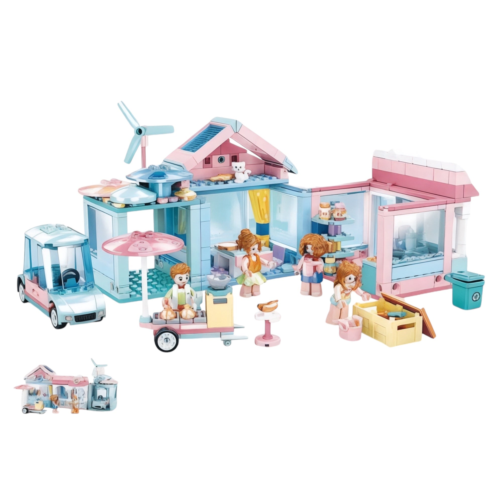 Our New House City Building Blocks Set | General Jim's Toys & Bricks | GJ-ONH