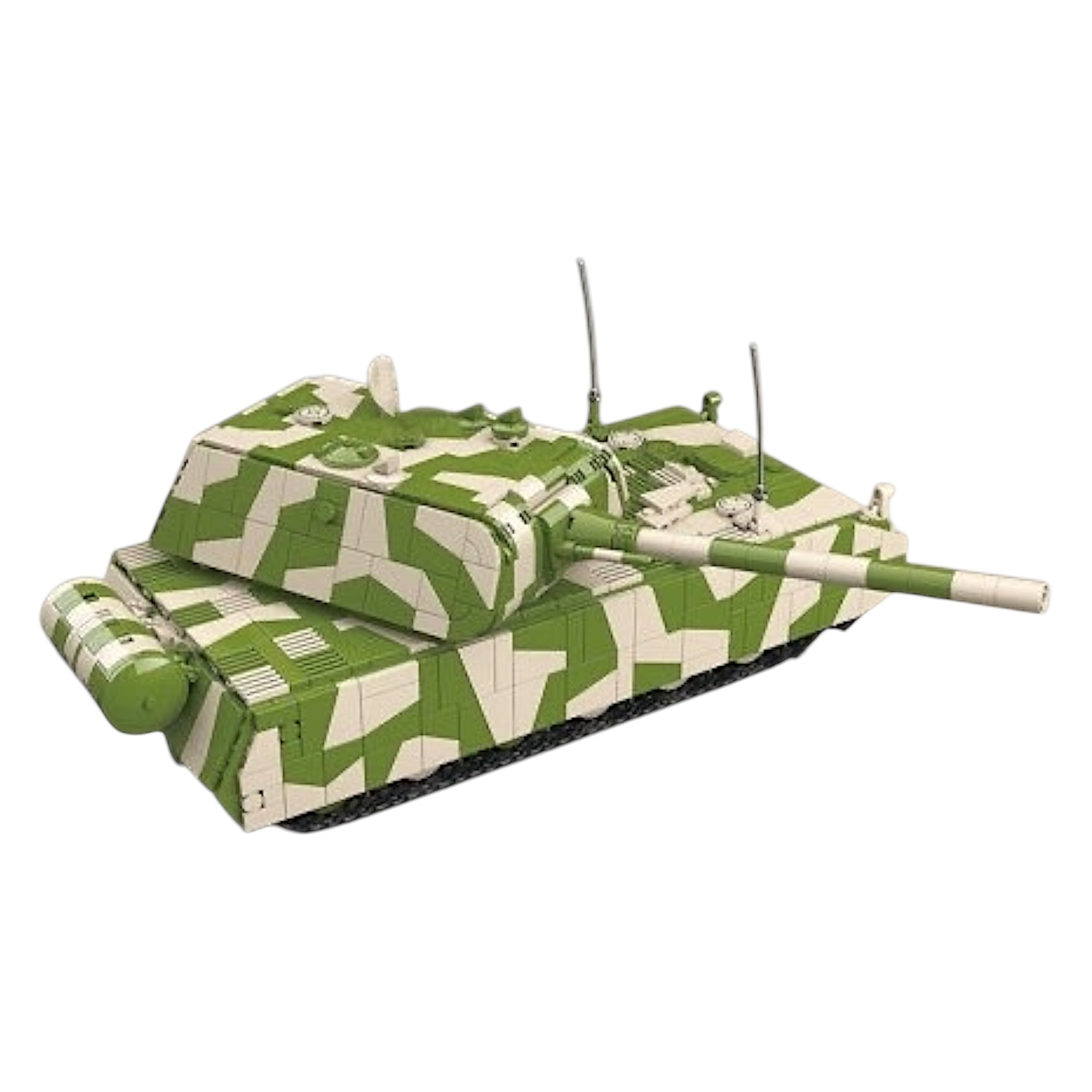WWII German Panzer VIII Maus Tank – Camouflage Edition Building Blocks Set  | General Jim’s Toys & Bricks | GJ-MAUS