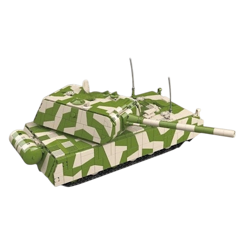 WWII German Panzer VIII Maus Tank Building Set in Camouflage, 
Panzerkampfwagen VIII Authentic and detailed with 2930 pieces