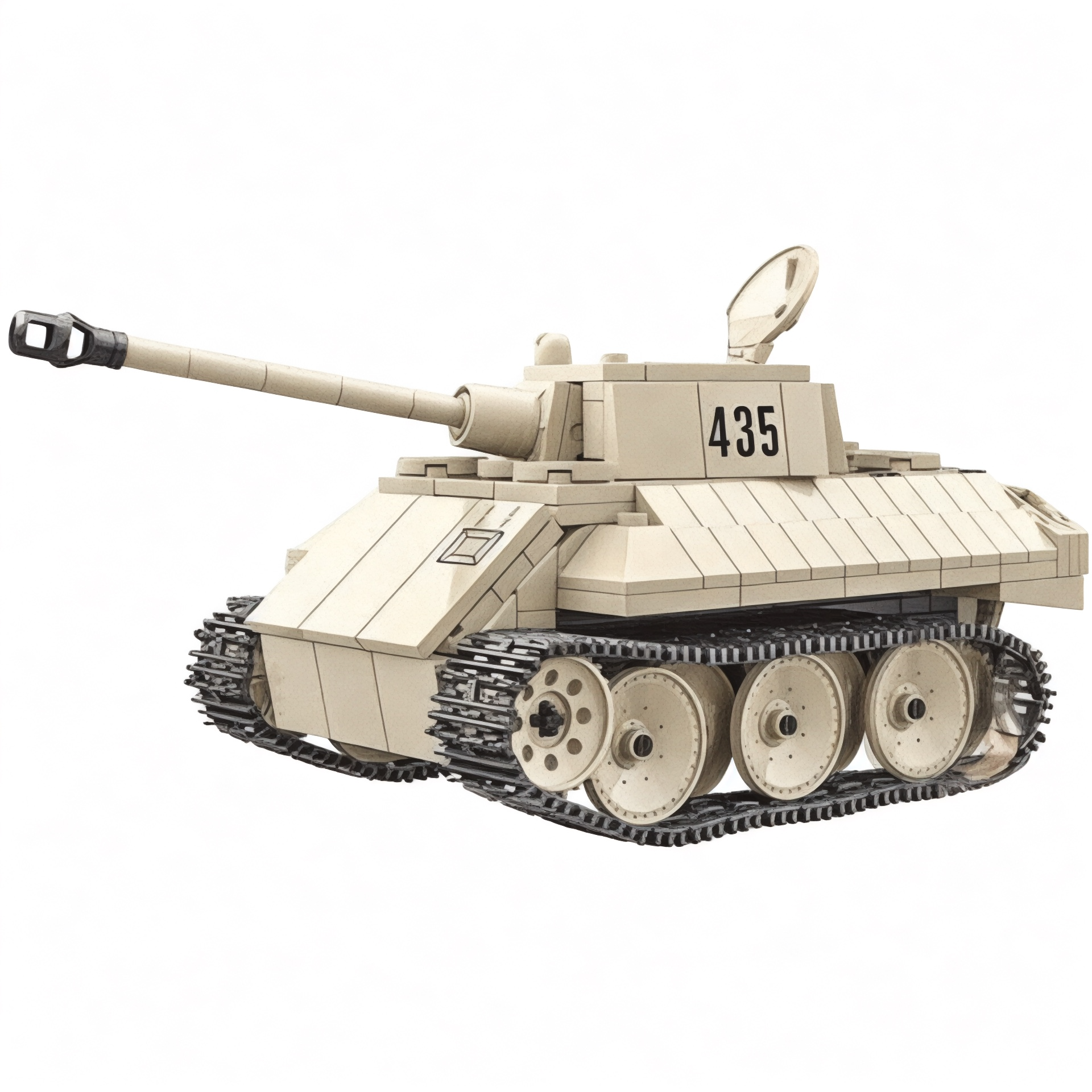 German WWII VK1602 Leopard Tank Building Blocks Set | General Jim's Toys & Bricks | GJ-VKLT