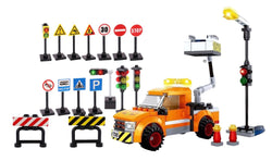 City Brigade Construction Building Blocks Truck Set