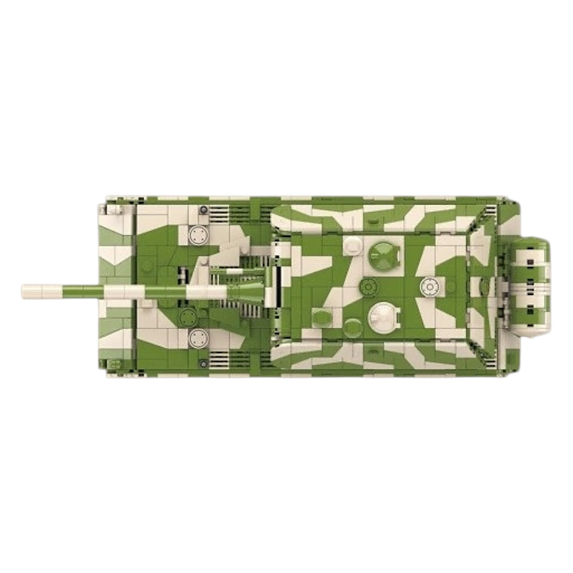 WWII German Panzer VIII Maus Tank – Camouflage Edition Building Blocks Set  | General Jim’s Toys & Bricks | GJ-MAUS