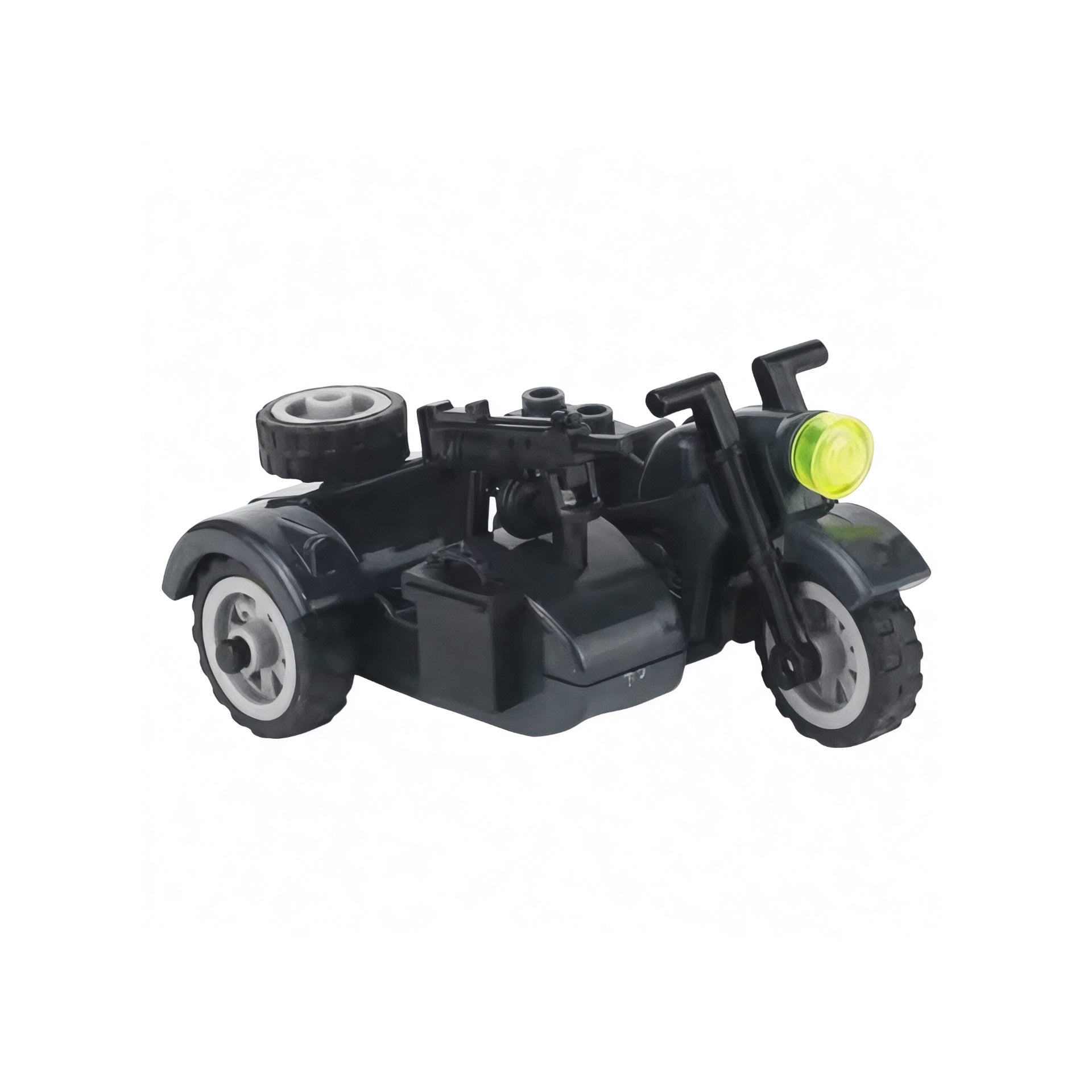 WWII German Military Motorcycle with Removable Sidecar (Grey) Building Blocks Set | General Jim's Toys & Bricks | GJ-GMWSD