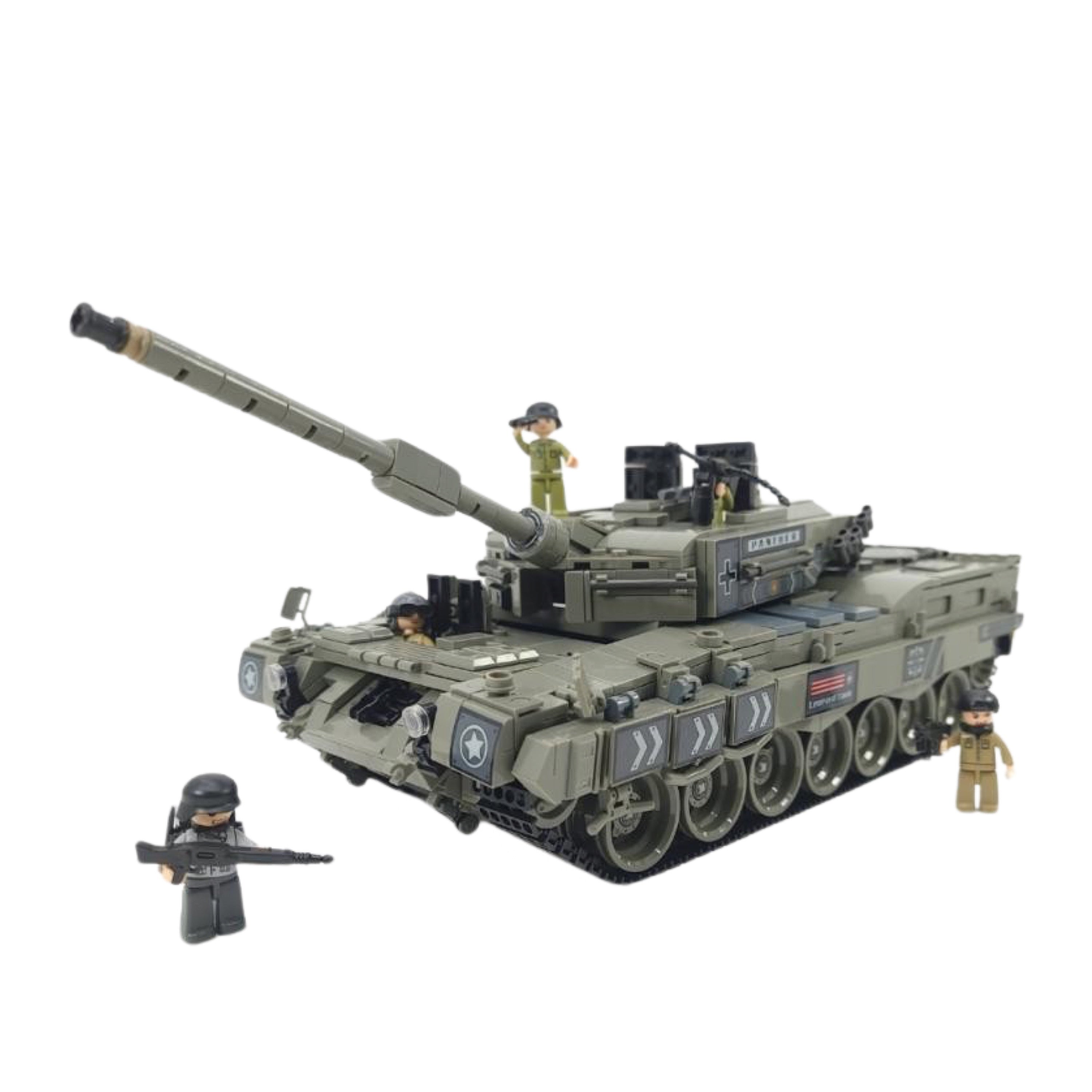 Leopard 2 Main Battle Tank Building Block Set | General Jim's Toys & Bricks | GJ-L2T