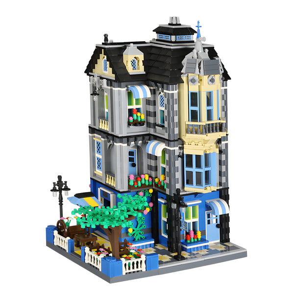 Garden Coffee Shop Modular City Building Blocks Set | General Jim's Toys