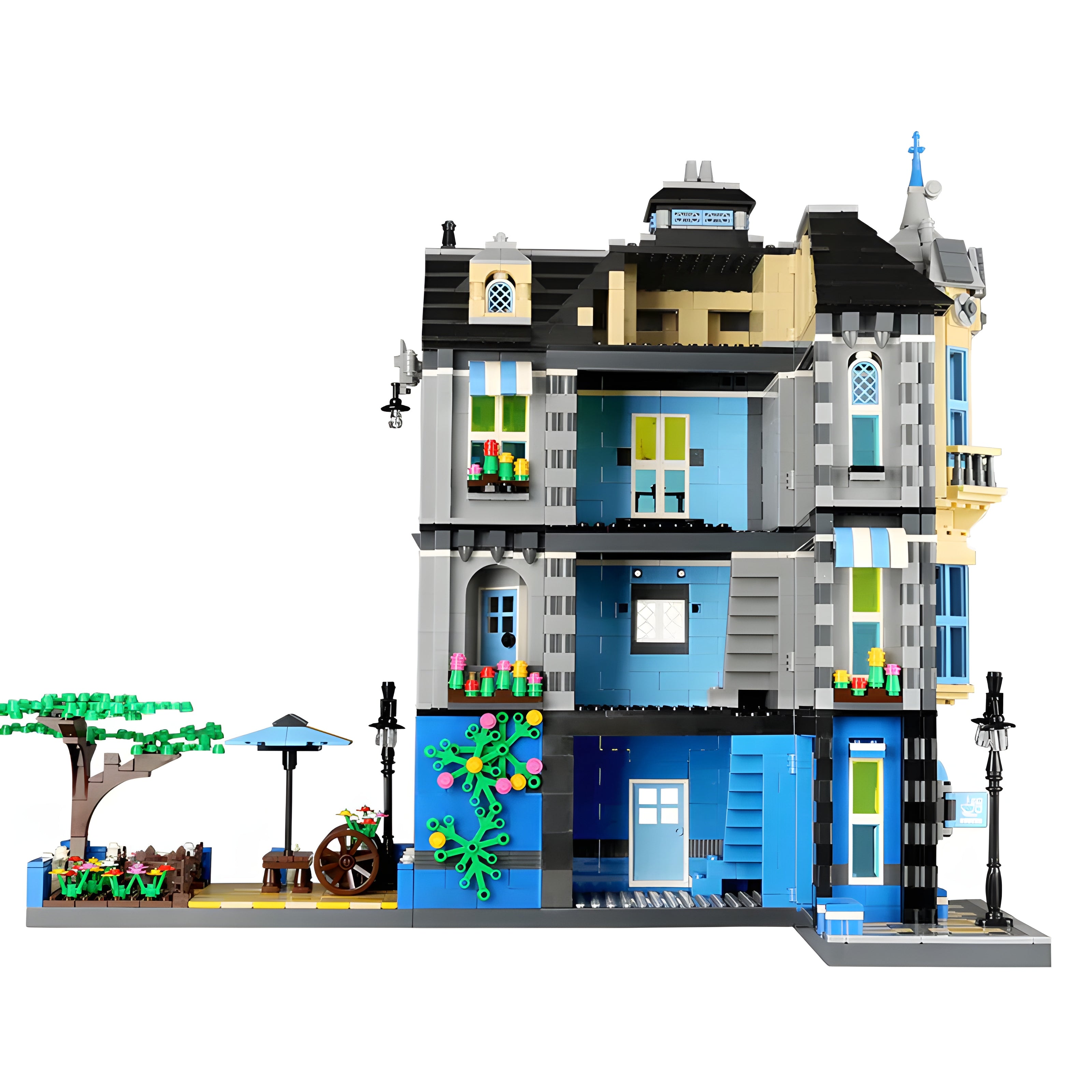 Garden Coffee House Building Blocks Set | General Jim's Toys & Bricks| GJ-CHB
