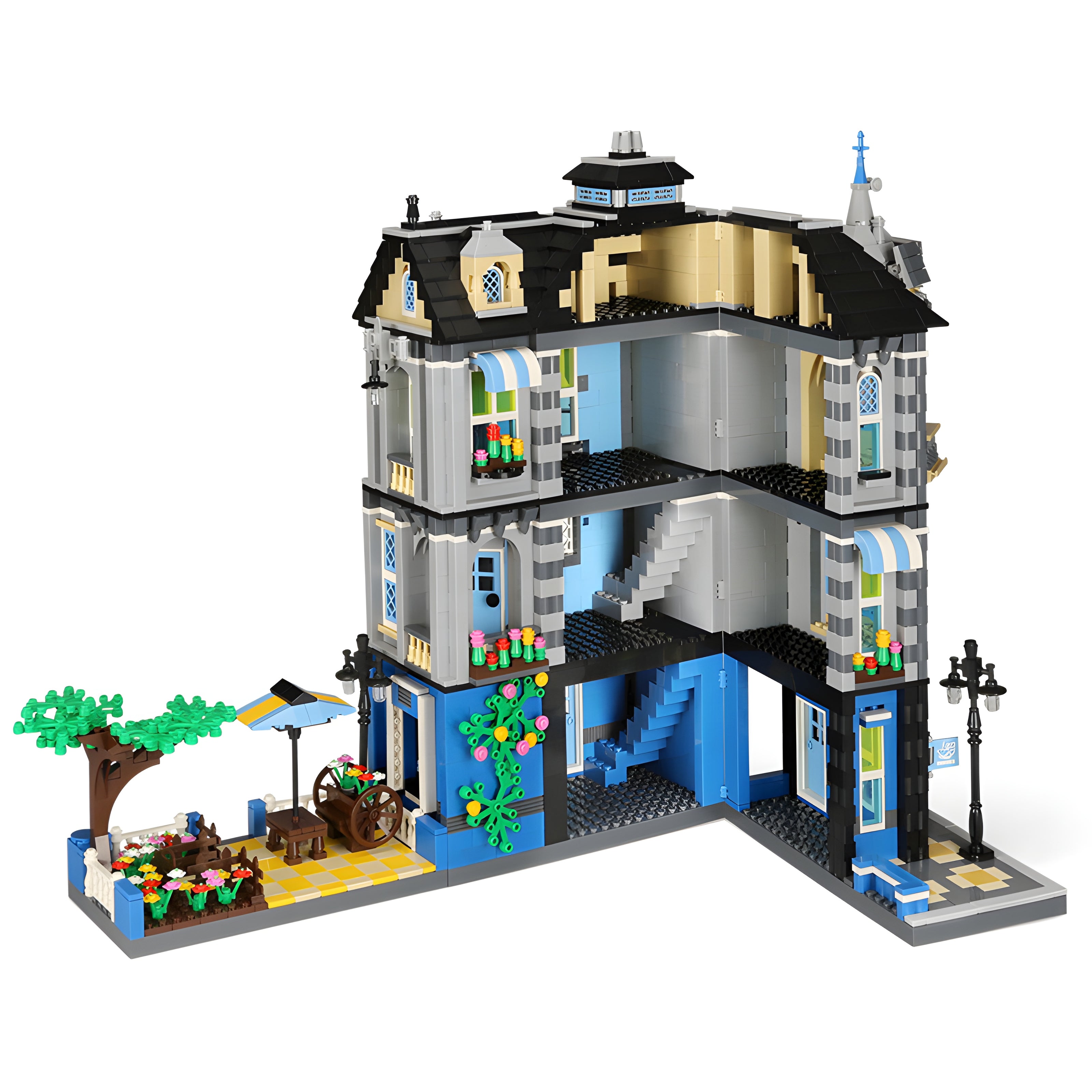 Garden Coffee House Building Blocks Set | General Jim's Toys & Bricks| GJ-CHB
